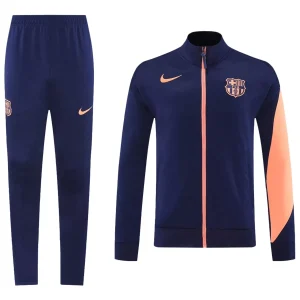 Barcelona Training Tracksuit Kit(Jacket+Pants) Navy&Orange 2025/26