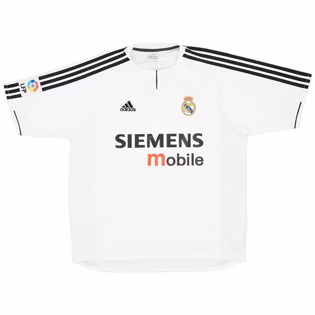 Zidane #5 Retro Real Madrid Home Jersey 2003/04