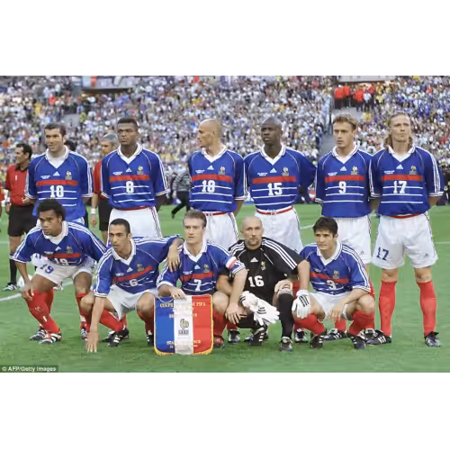 Zidane #10 Retro France Home Jersey World Cup 1998