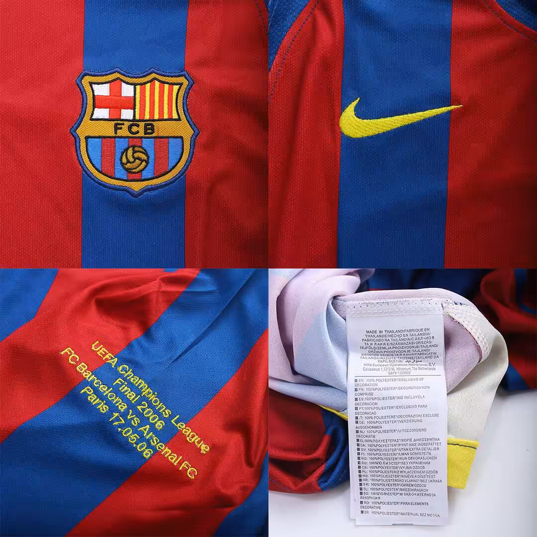Retro Barcelona UCL Final Home Jersey 2005/06