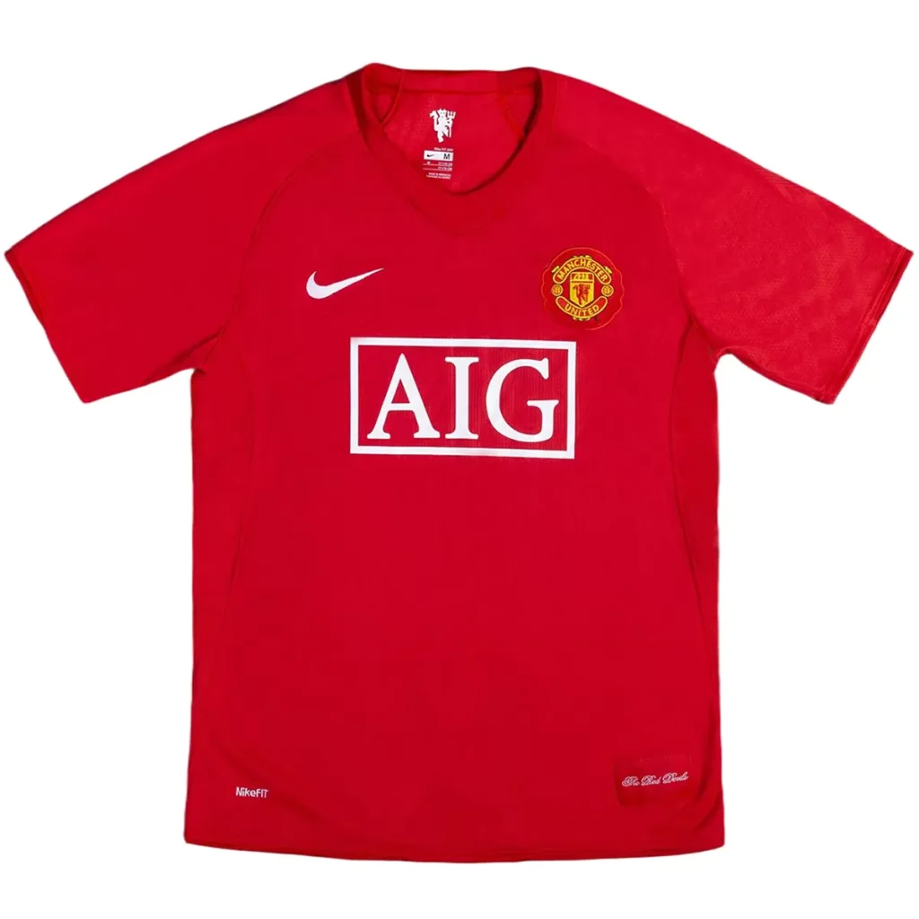 Retro Manchester United Home Jersey 2007/08