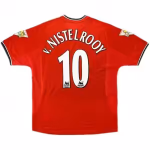 v.NISTELROOY #10 Retro Manchester United Home Jersey 2000/02