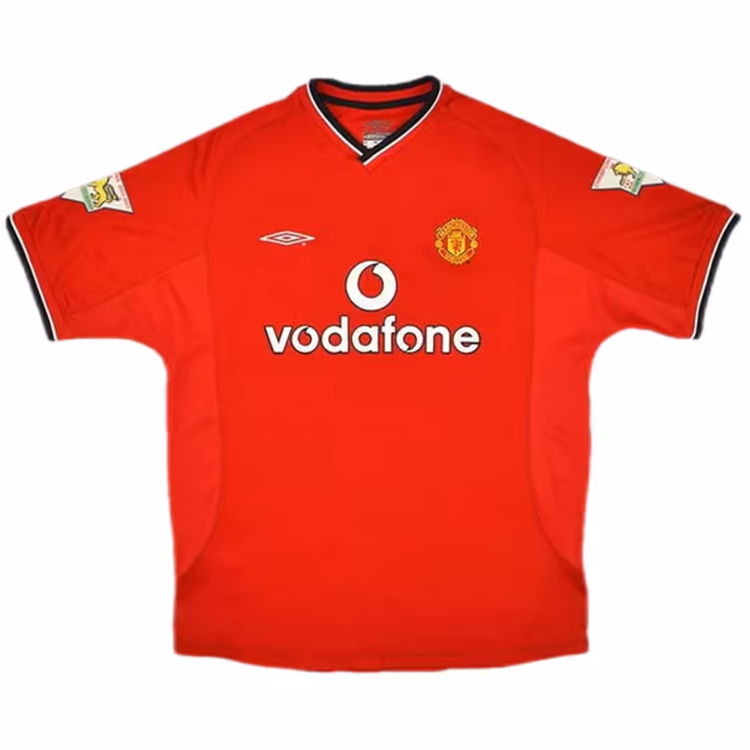 v.NISTELROOY #10 Retro Manchester United Home Jersey 2000/02