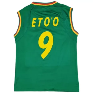 ETO'O #9 Retro Cameroon Home Jersey 2002