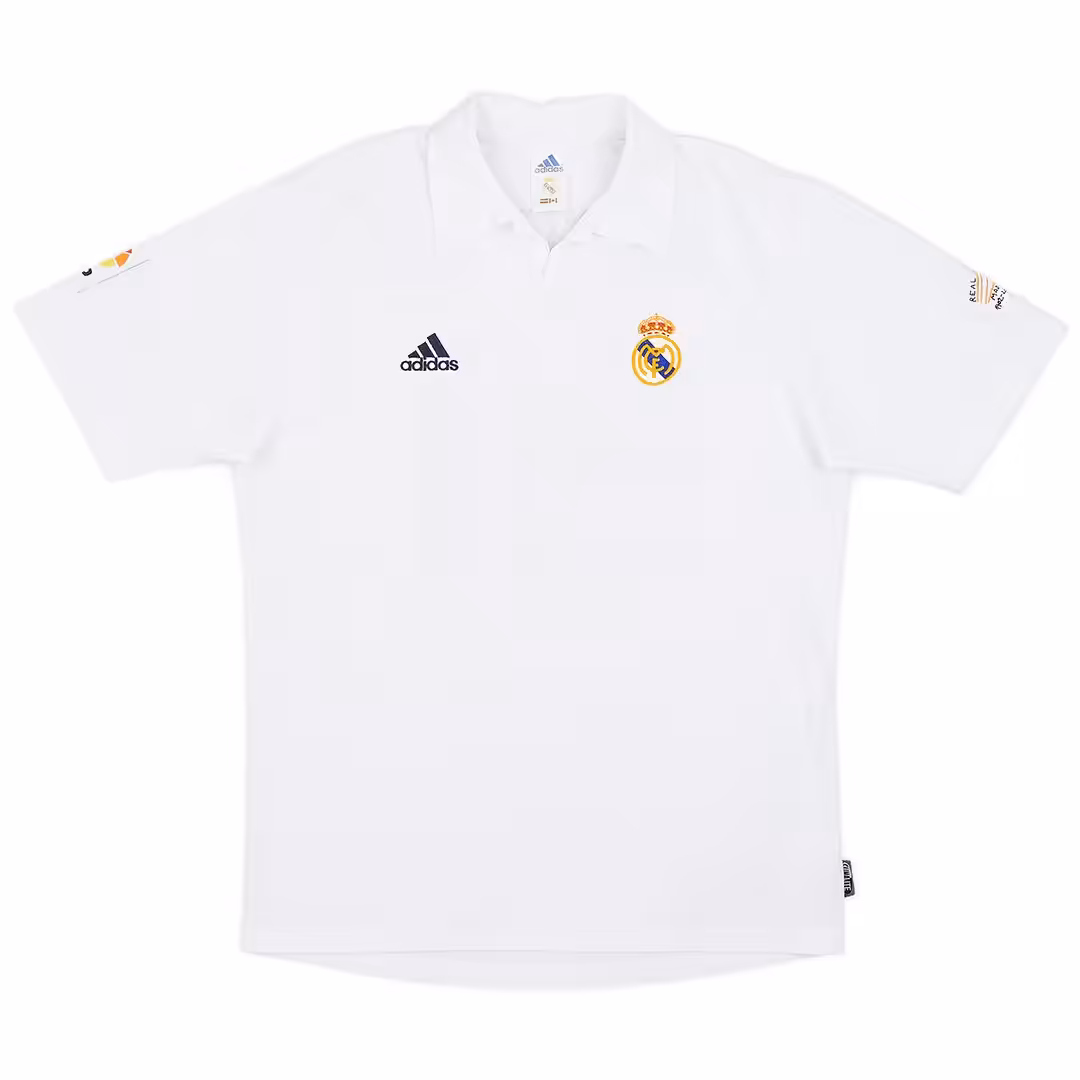 Zidane #5 Retro Real Madrid Centenary Home Jersey 2002/03