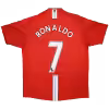 RONALDO #7 Retro Manchester United Home Jersey 2007/08