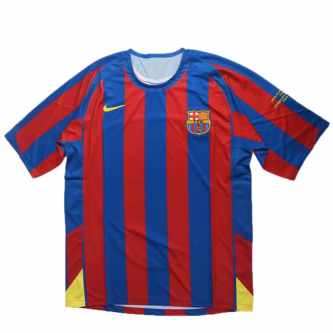Retro Barcelona UCL Final Home Jersey 2005/06