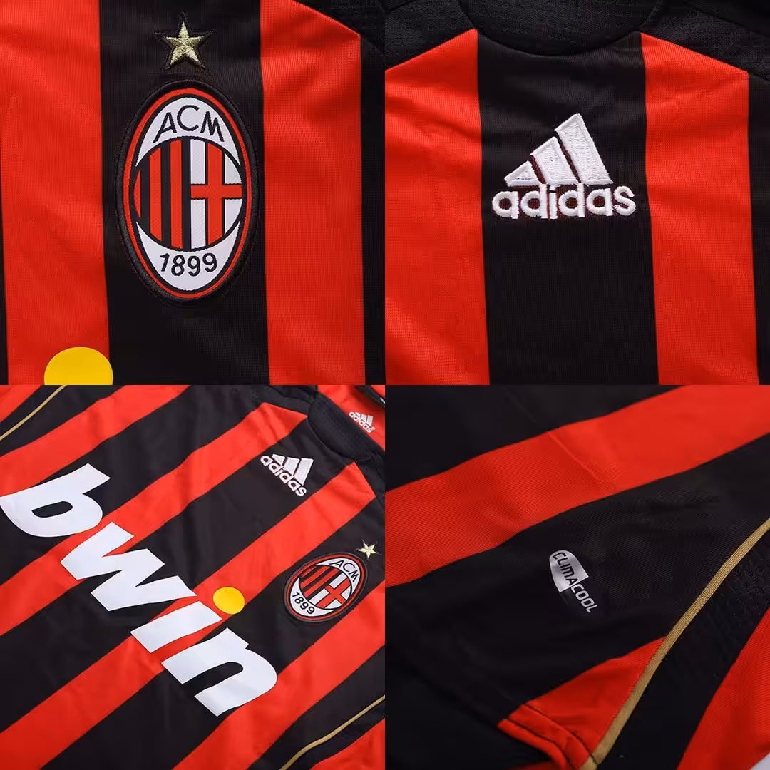 Retro AC Milan Home Long Sleeve Jersey 2006/07