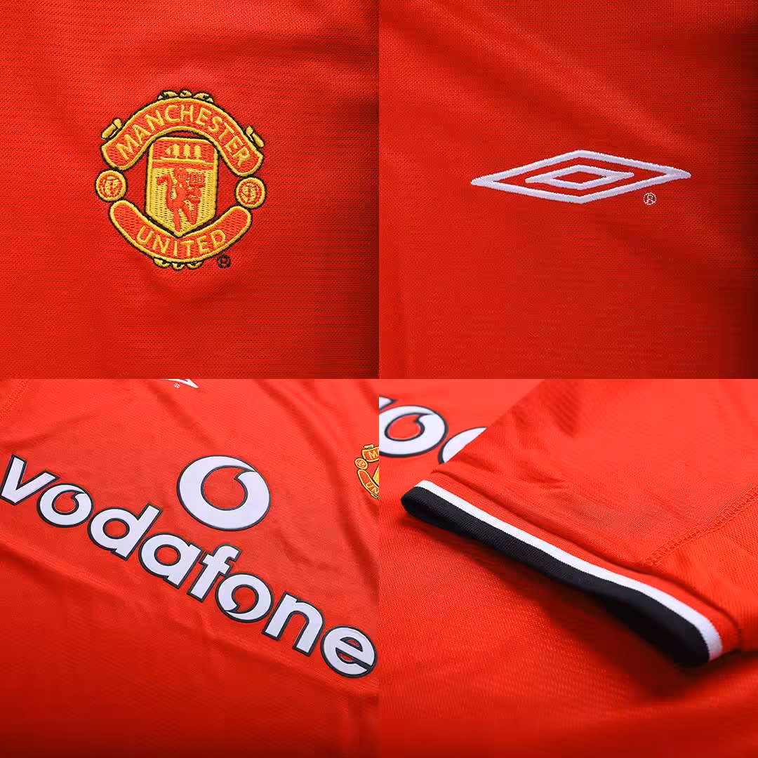 KEANE #16 Retro Manchester United Home Jersey 2000/02
