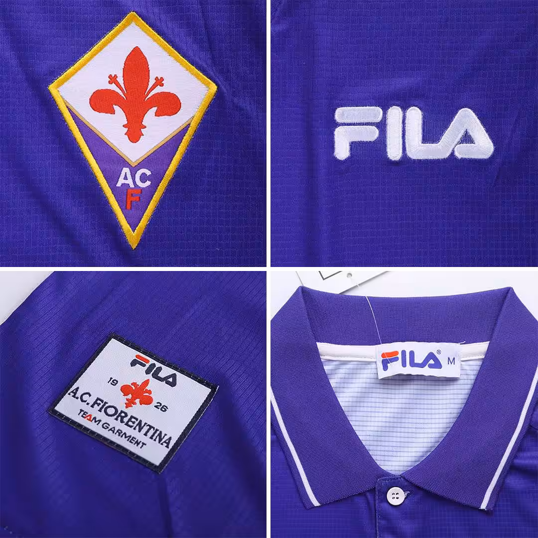 RUI COSTA #10 Retro Fiorentina Home Jersey 1998/99