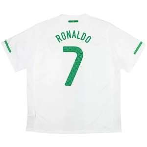 RONALDO #7 Retro Portugal Away Jersey 2010