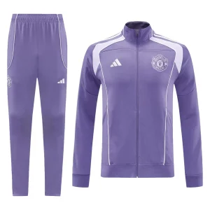 Manchester United Training Tracksuit Kit Purple 2025/26