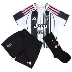 Kids Juventus Home Jersey Full Kit 2025/26