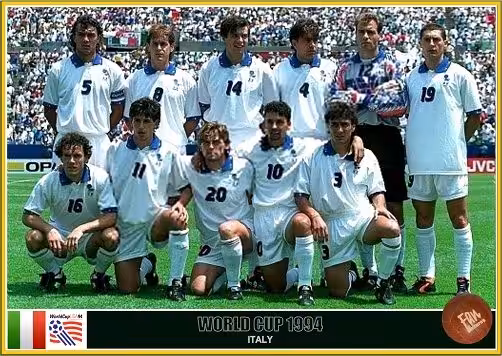 Retro Italy Away Jersey World Cup 1994