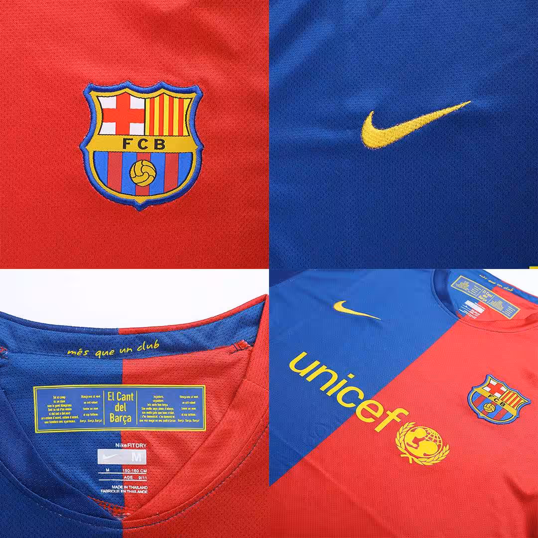 Henry #14 Retro Barcelona UCL Final Home Jersey 2008/09