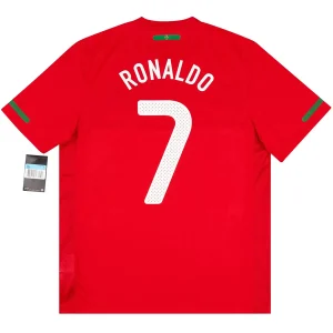RONALDO #7 Retro Portugal Home Jersey 2010