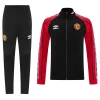 Manchester-United-Trainingsanzug 02 in Schwarz 2025/26