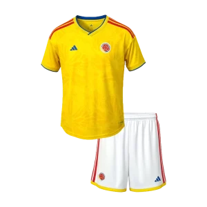 Kids Colombia Home Jersey Kit World Cup 2026