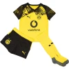 Dortmund kit,Kids Borussia Dortmund Home Jersey Full Kit 2025/26