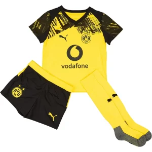 Dortmund kit,Kids Borussia Dortmund Home Jersey Full Kit 2025/26