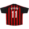 RIVALDO #10 Retro AC Milan Home Jersey 2002/03