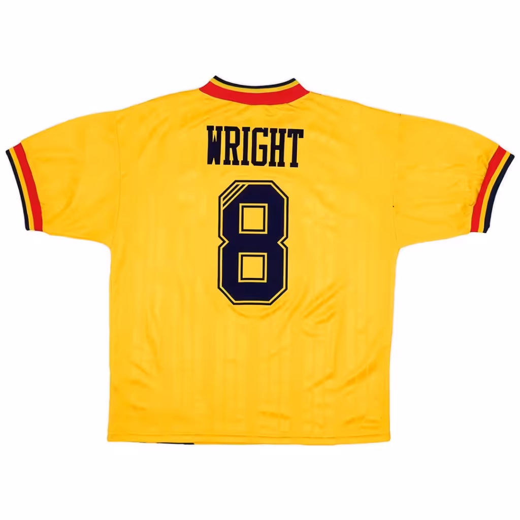 Wright #8 Retro Arsenal Away Jersey 1993/94