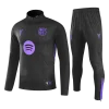Barcelona Zipper Sweatshirt Kit(Adult/Kids) Black 2025/26