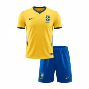 Kids Brazil Home Jersey Kit World Cup 2026