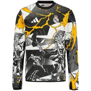 Real Madrid x Marvel Warm Up Long Sleeve Jersey 2025/26