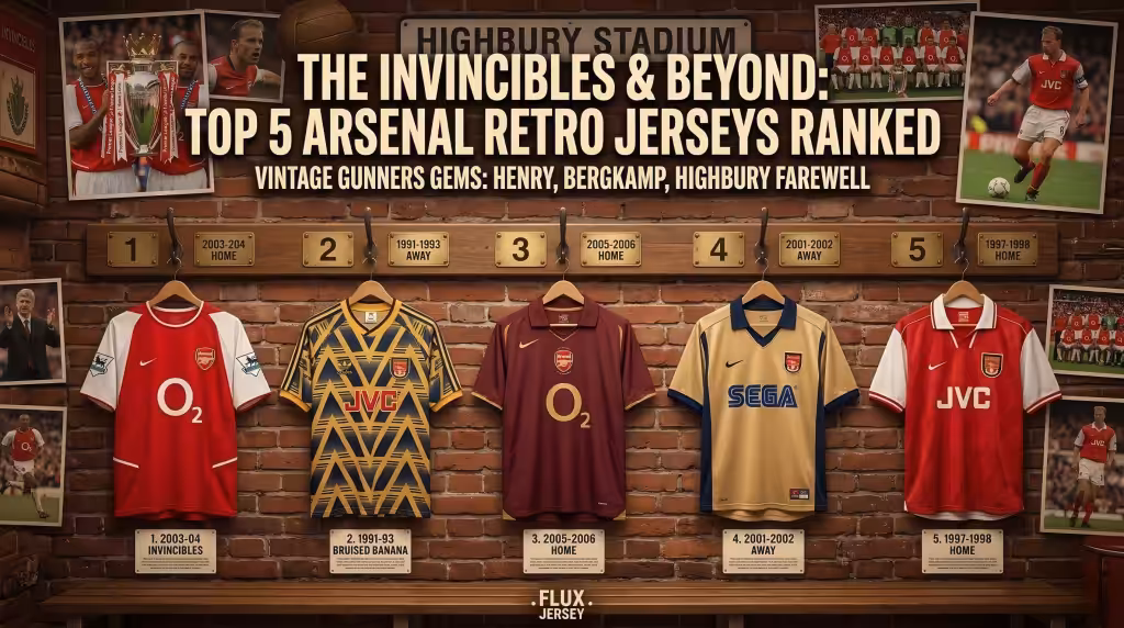 arsenal retro jersey
