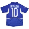 Rivaldo #10 Retro Brazil Away Jersey World Cup 2002