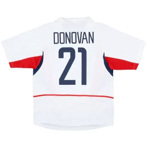 Donovan #21 Retro USA Home Jersey World Cup 2002