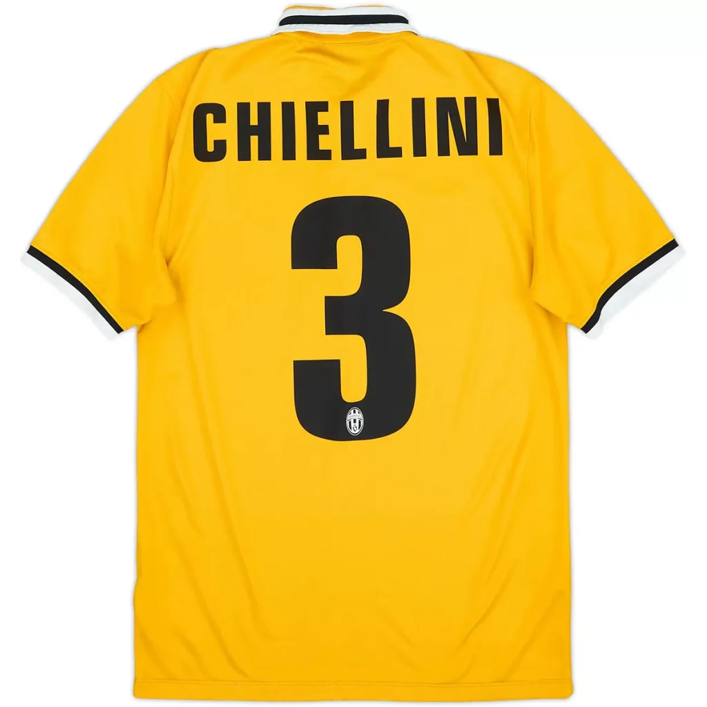CHIELLINI #3 Retro Juventus Away Jersey 2013 14