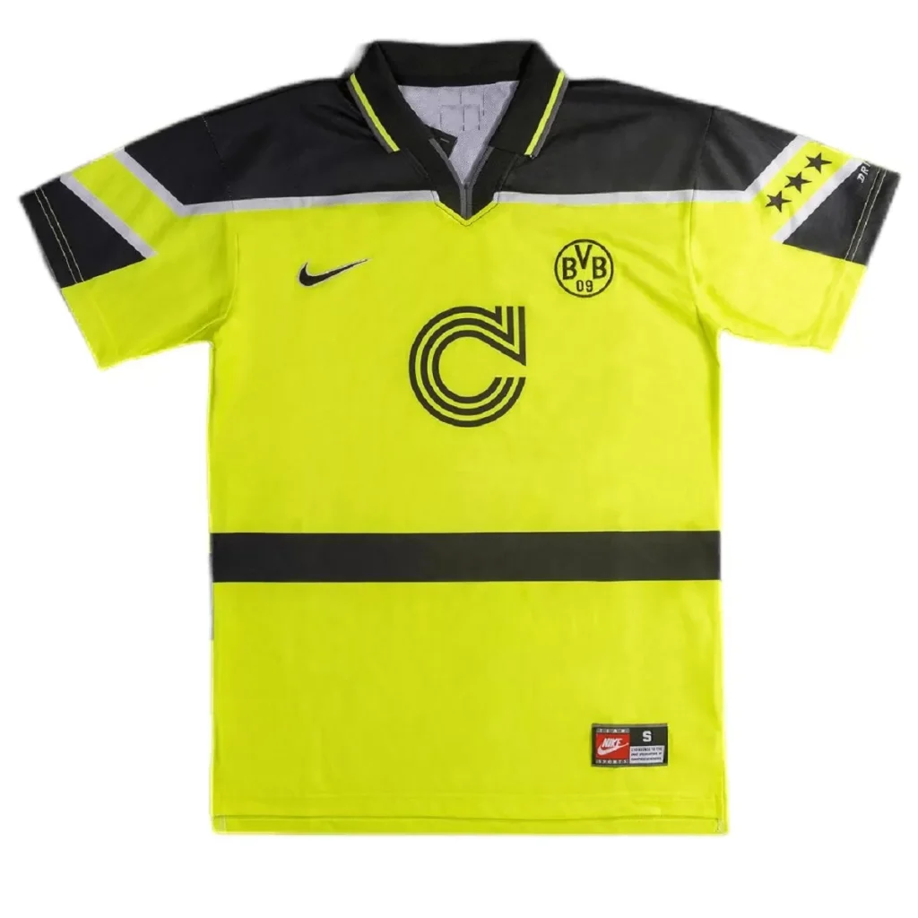 Retro Borussia Dortmund UCL Home Jersey 1996 97