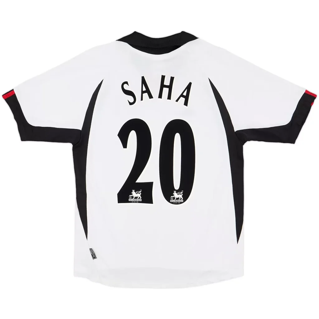 Saha #20 Retro Fulham Home Jersey 2002 03