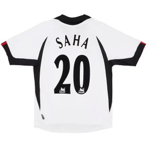 Saha #20 Retro Fulham Home Jersey 2002 03