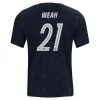 Weah #21 USMNT Away Jersey World Cup 2026