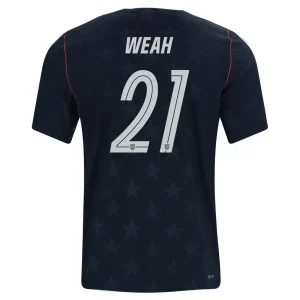 Weah #21 USMNT Away Jersey World Cup 2026