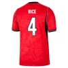 Rice #4 England Away Jersey World Cup 2026