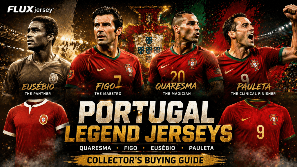 Portugal Legend Jerseys: Quaresma, Figo, Eusébio & Pauleta — Collector's Buying Guide