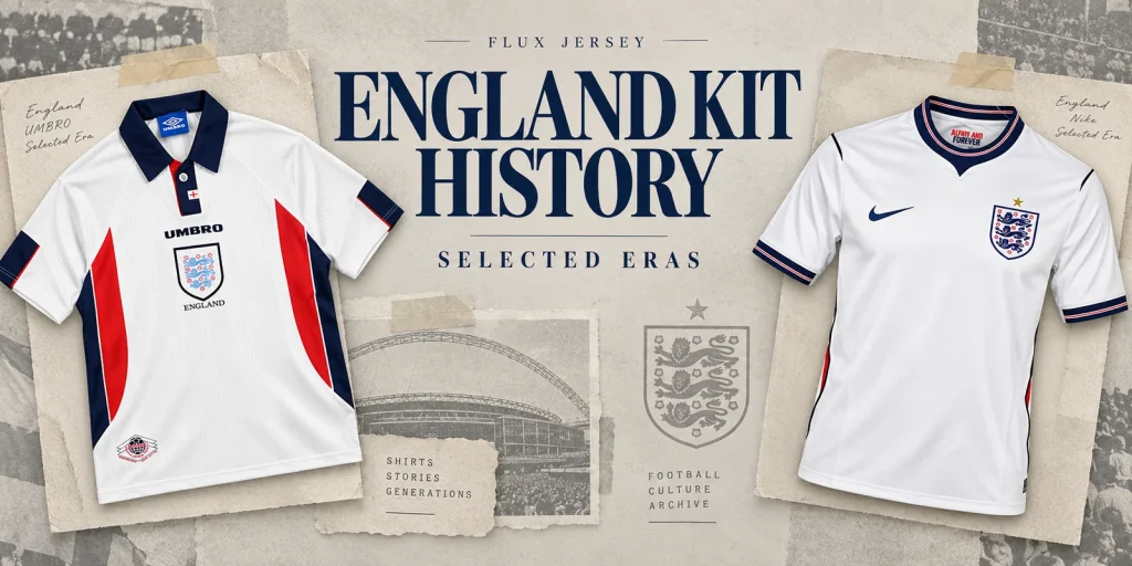 England Kit History: Selected Designs from 1966 to 2026 — editorial cover