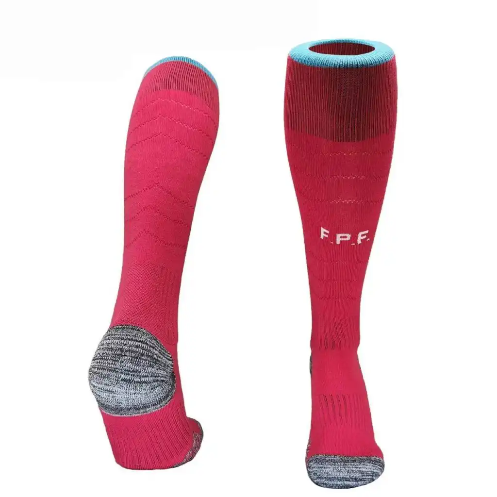 2026 Portugal home adult kids socks-red