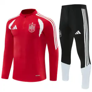 Spain 1/4 Zipper Sweat Kit(Top+Pants) Red 2026