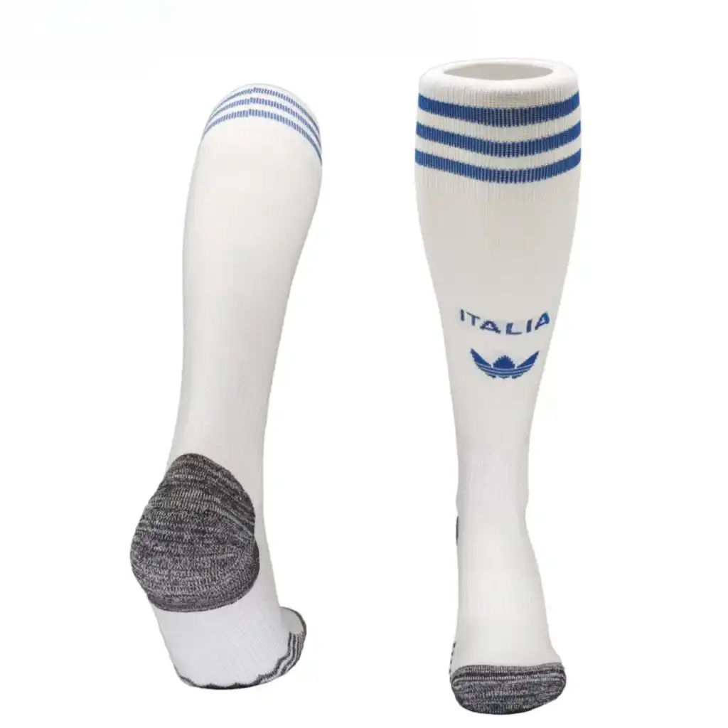 Italy Away Socks Adult/Kids Socks- White 2026