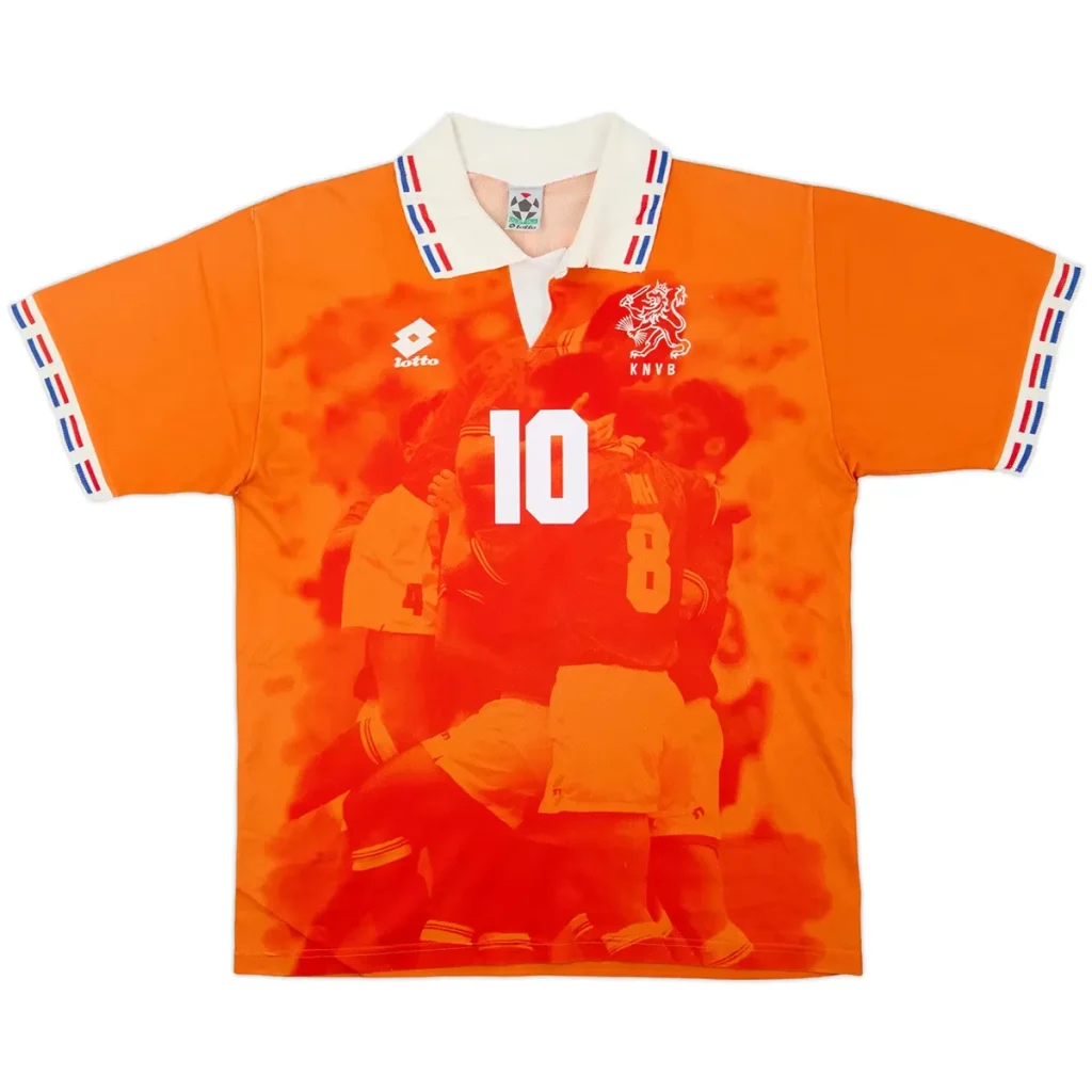 BERGKAMP Retro Netherlands Home Jersey 1996