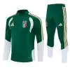 Italy 1/4 Zipper Sweat Kit(Top+Pants) Green 2026