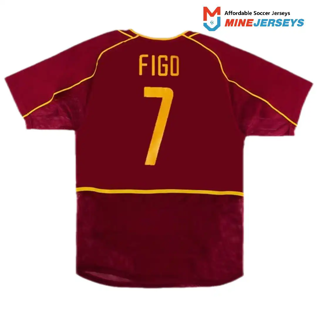 116710935327c0f2c10PortugalFigo7RetroJerseyHomeWorldCup2002minejerseys Figo #7 Retro Portugal Home Jersey World Cup 2002