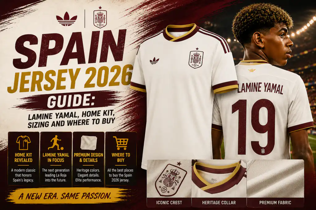 Spain Jersey 2026 Guide: Lamine Yamal, Home Kit, Sizing and Where to Buy