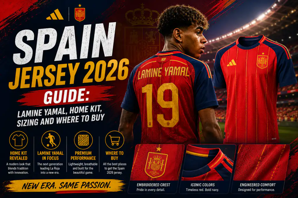 Spain Jersey 2026 Guide: Lamine Yamal, Home Kit, Sizing and Where to Buy