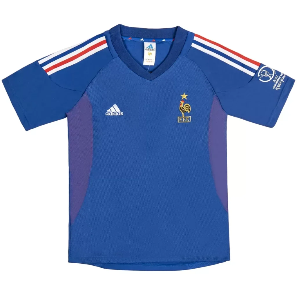 Retro France Home Jersey World Cup 2002
